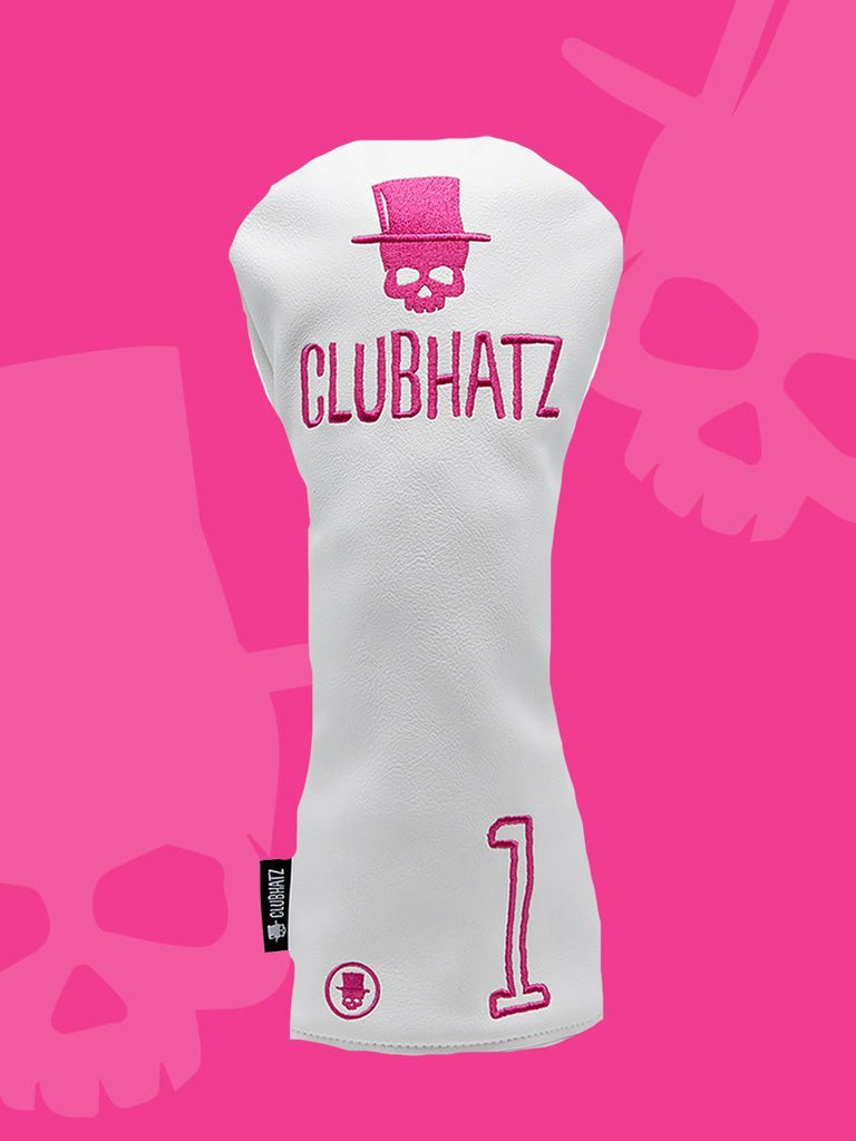 CLUBHATZ - The Classic - Driver Weiß/Pink